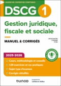 DSCG1 - Gestion juridique, fiscale et sociale - Manuel 2025-2026