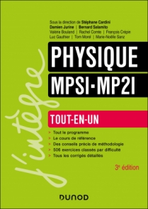 Physique tout-en-un MPSI-MP2I