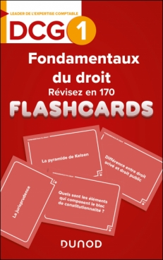 DCG 1 - Fondamentaux du droit  - révisez en 170 flashcards !