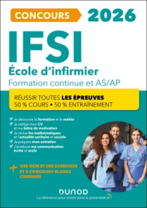 IFSI 2026 Ecoles d'infirmier Concours Formation continue et Passerelle AS-AP