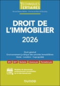 Droit de l'immobilier 2026