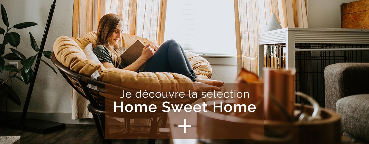 Home Sweet Home - Du temps pour soi ? 20 livres pour retrouver l’équilibre, créer, s’évader…