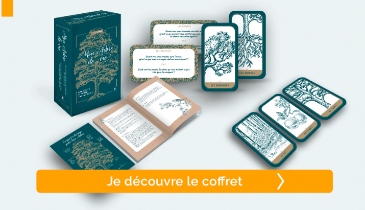 Mon Arbre de vie - Coffret avec 56 cartes et livret d'accompagnement